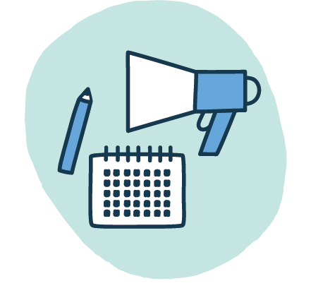 イベント の企画・制作のイラスト画像